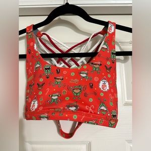 Christmas Vitality Sports Bra